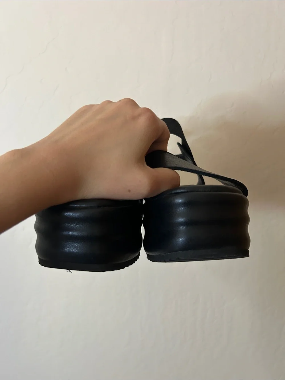 Cordani Black Platform Sandals | Made in Italy | Size 39 | Chunky Flatform Comfo